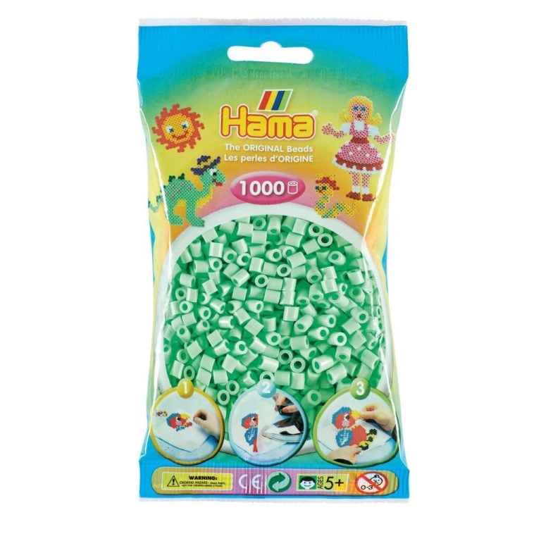Hama Strijkkralen Mint Pastel 1000 Stuks | Kopen bij Flickmyhouse