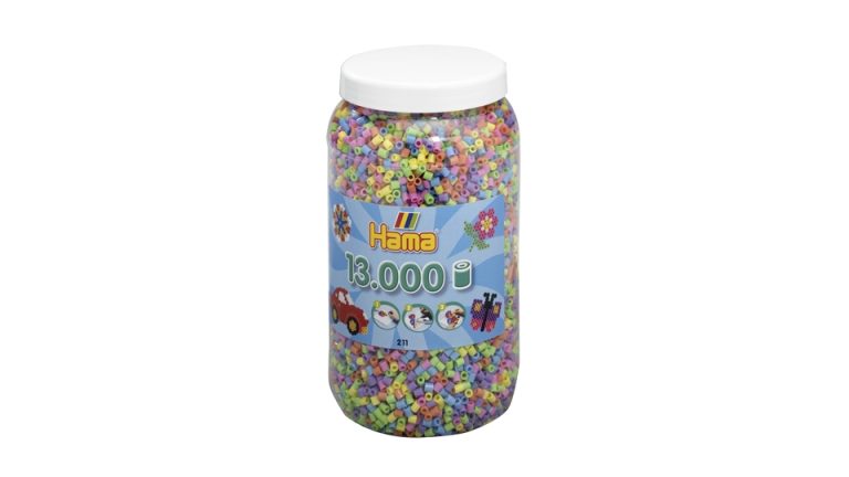 Hama Strijkkralen Ton Met 13000 Stuks Pastel | Kopen bij Flickmyhouse