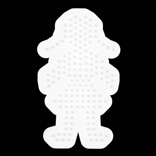 Hama Strijkkralen Grondplaat Meisje Wit | Kopen bij Flickmyhouse