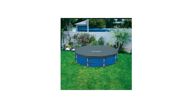 Intex 28032 Afdekzeil voor Frame Zwembad 457cm Blauw | Kopen bij Flickmyhouse