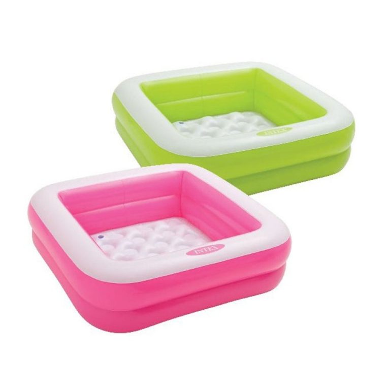 Intex Babybadje 85x85x23 cm Assorti + Reparatiesetje | Kopen bij Flickmyhouse