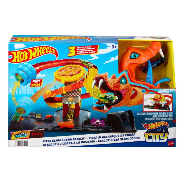 Hot Wheels City Pizza Slam Cobra Attack | Kopen bij Flickmyhouse
