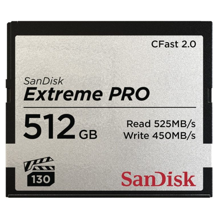 SanDisk Extreme Pro CFast 2.0 525MB/s 512GB | Kopen bij Flickmyhouse