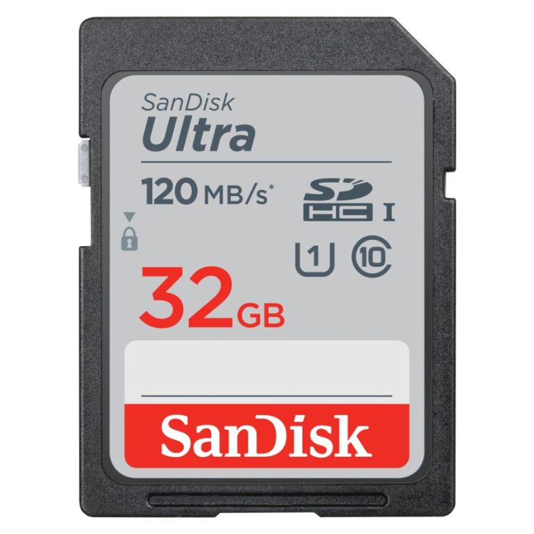 Sandisk SDHC Ultra 32GB (Class 10/UHS-I/120MB/s) | Kopen bij Flickmyhouse