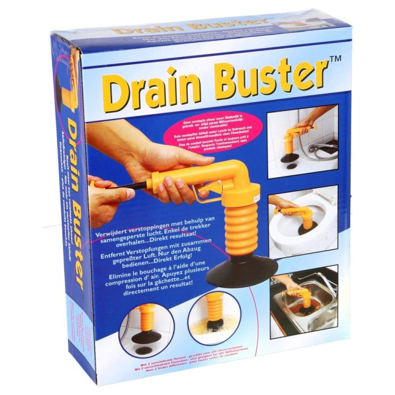 Drain Duster Mechanische Afvoerontstopper Oranje/Zwart | Kopen bij Flickmyhouse