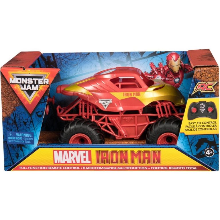 Monster Jam RC Iron Man Truck 1:24 Rood/Goud | Kopen bij Flickmyhouse