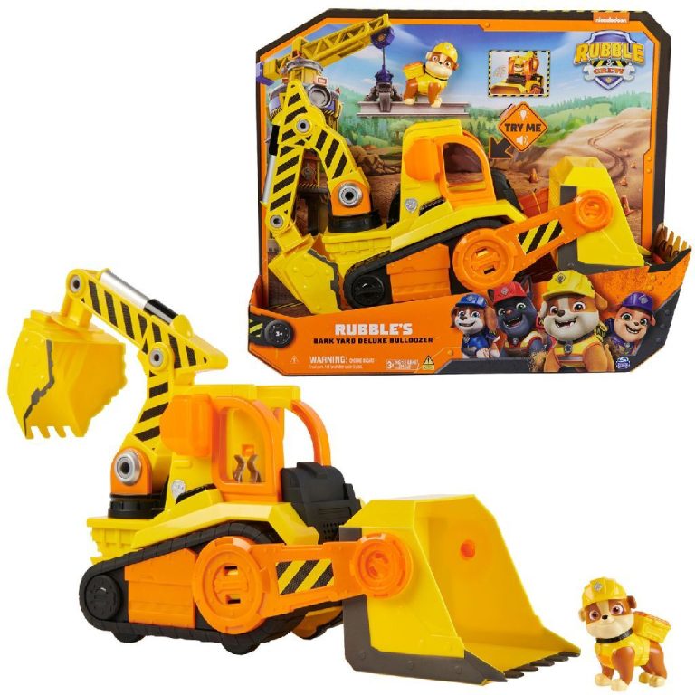Paw Patrol Rubble and Crew Bulldozer + Licht en Geluid | Kopen bij Flickmyhouse