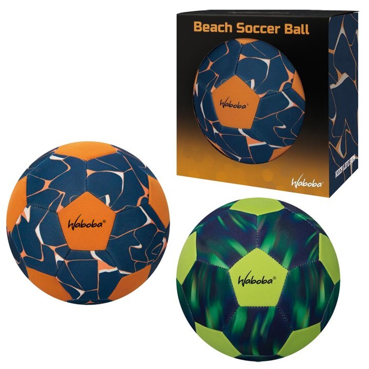 Waboba Neopreen Beach Voetbal Maat 5 Groen/Oranje | Kopen bij Flickmyhouse