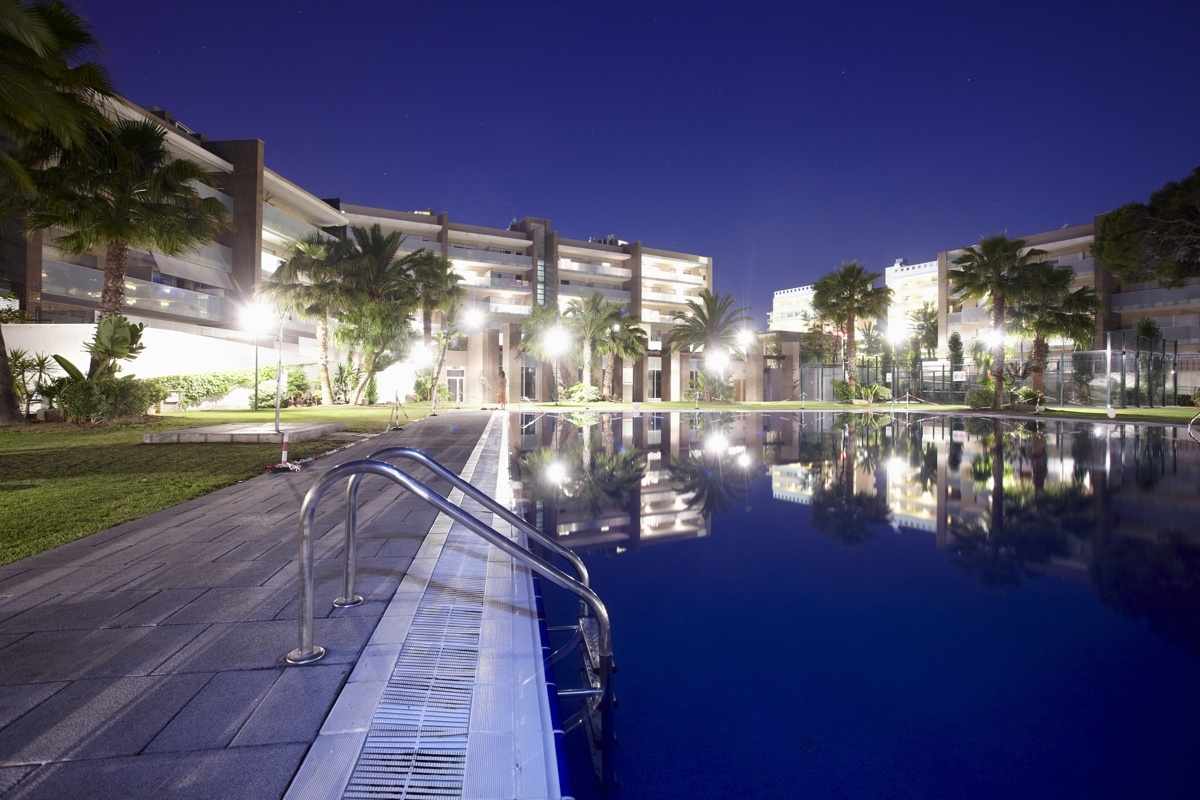 LiggingApartamentos Ibersol Spa Aqquaria ligt in Salou