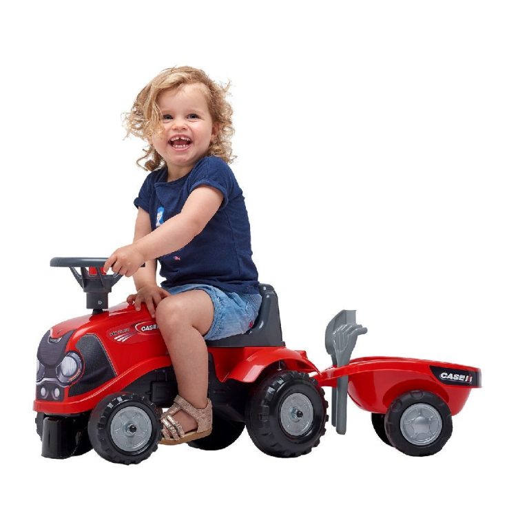 Falk Case IH Looptractor + Aanhanger + Accessoires | Kopen bij Flickmyhouse