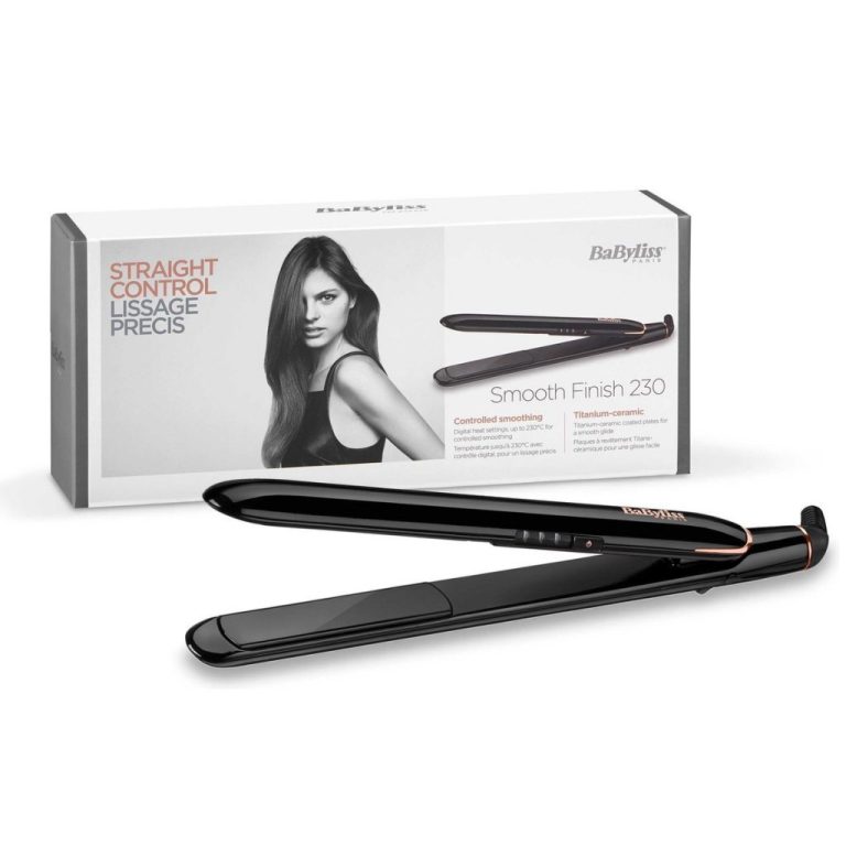 Babyliss Smooth Finish 230 Stijltang Zwart | Kopen bij Flickmyhouse