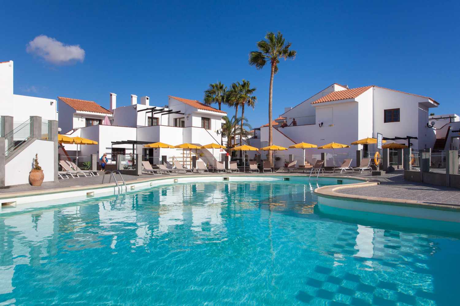 Ligging Villa Florida ligt in Caleta de Fuste op Fuerteventura