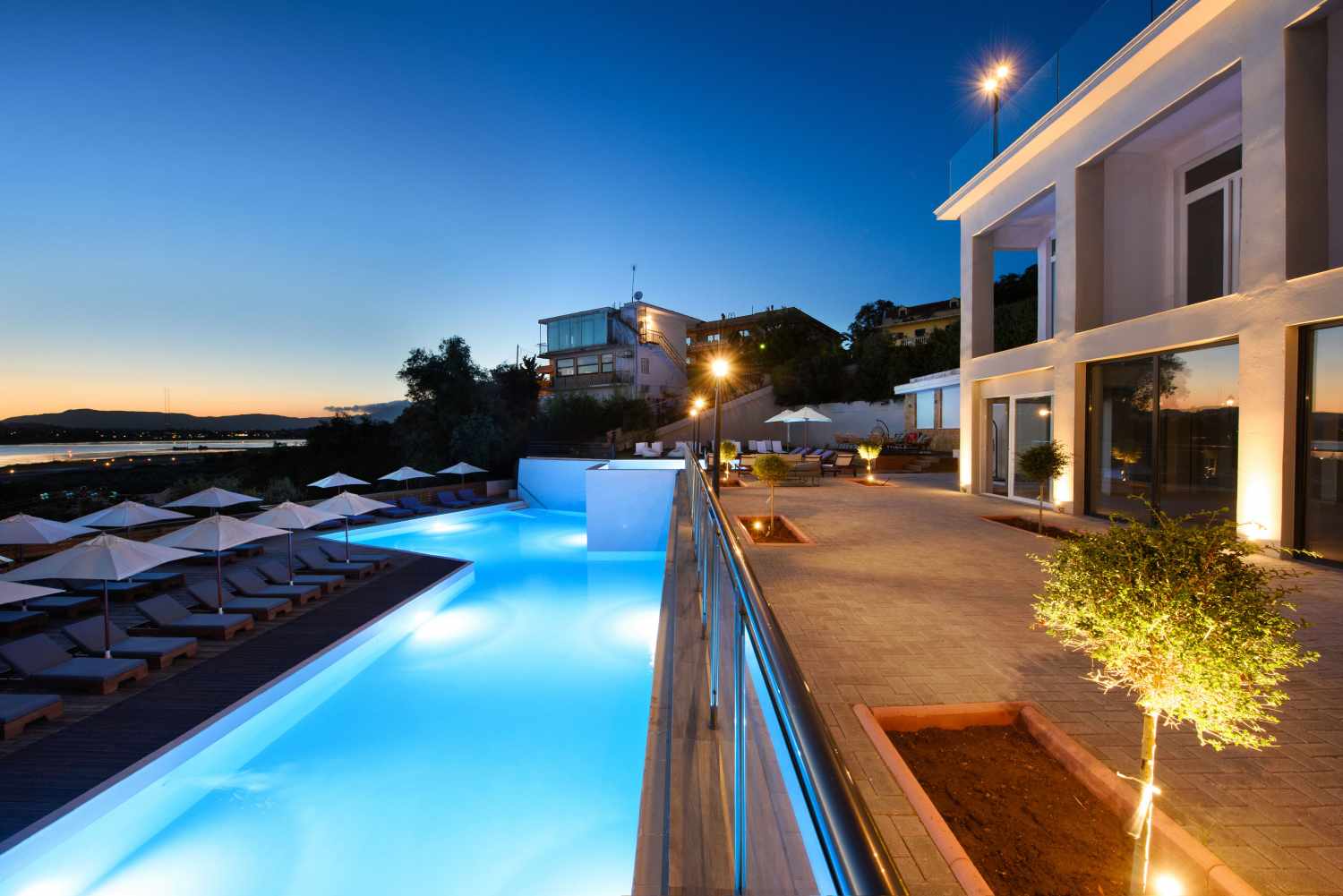 LiggingDit hotel bevindt zich in Kanoni