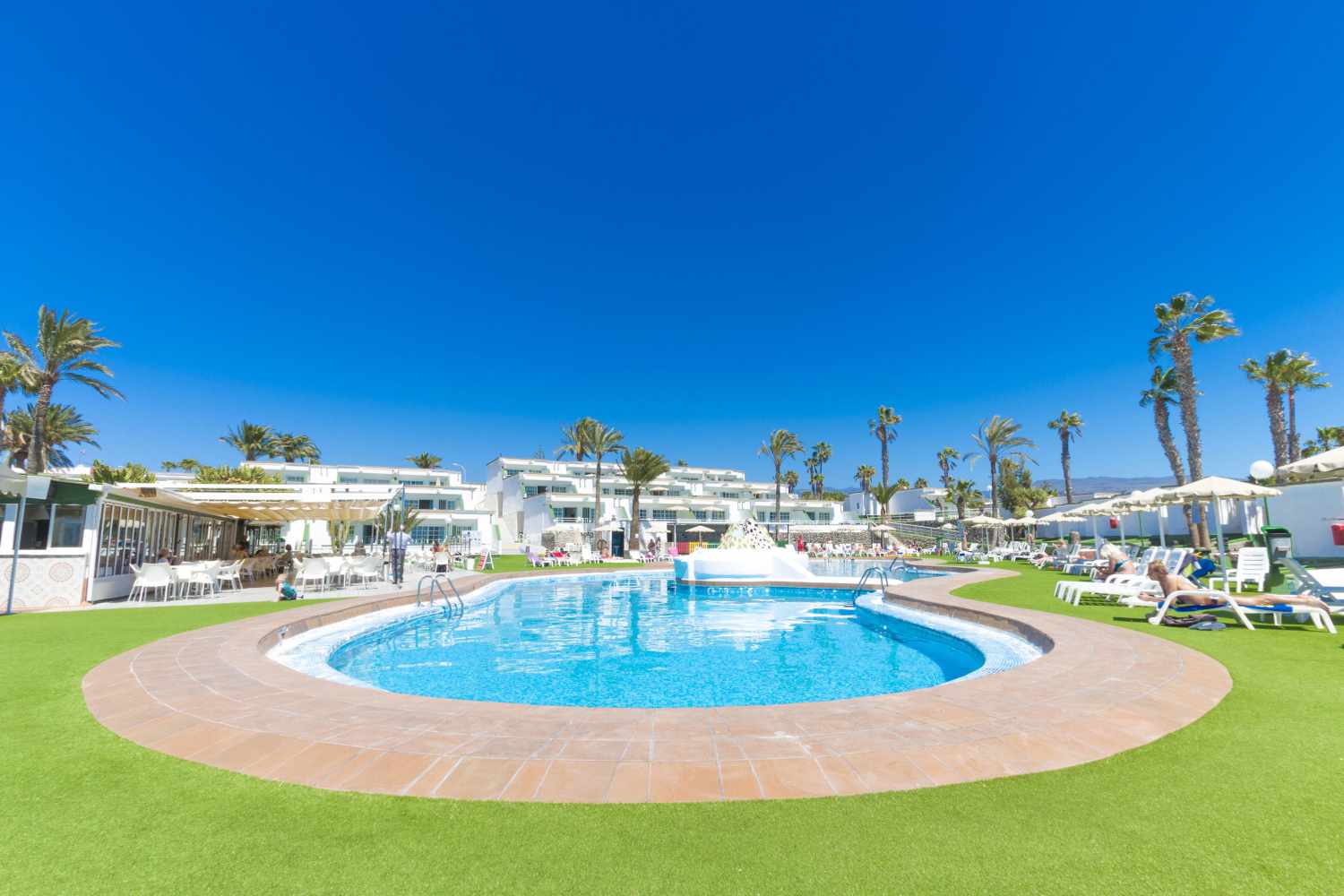 LiggingVista Oasis Bungalows ligt op de zonnige hellingen van Sonnenland in Maspalomas