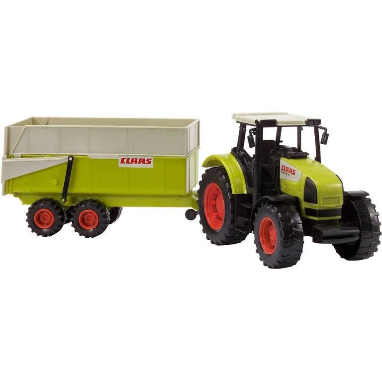 Dickie Toys Claas Ares Tractor met Aanhanger | Kopen bij Flickmyhouse