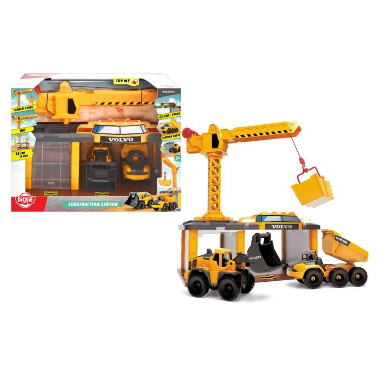 Dickie Toys Constructiestation + Licht en Geluid | Kopen bij Flickmyhouse