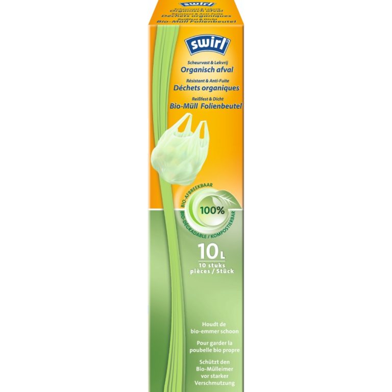 Swirl BIO Pedaalemmerzakken met Handvat 10L 10 Stuks | Kopen bij Flickmyhouse