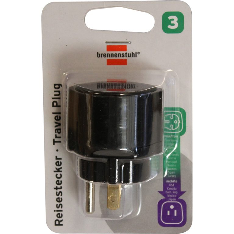 Brennenstuhl Amerika Reisstekker Geaard NL>VS | Kopen bij Flickmyhouse