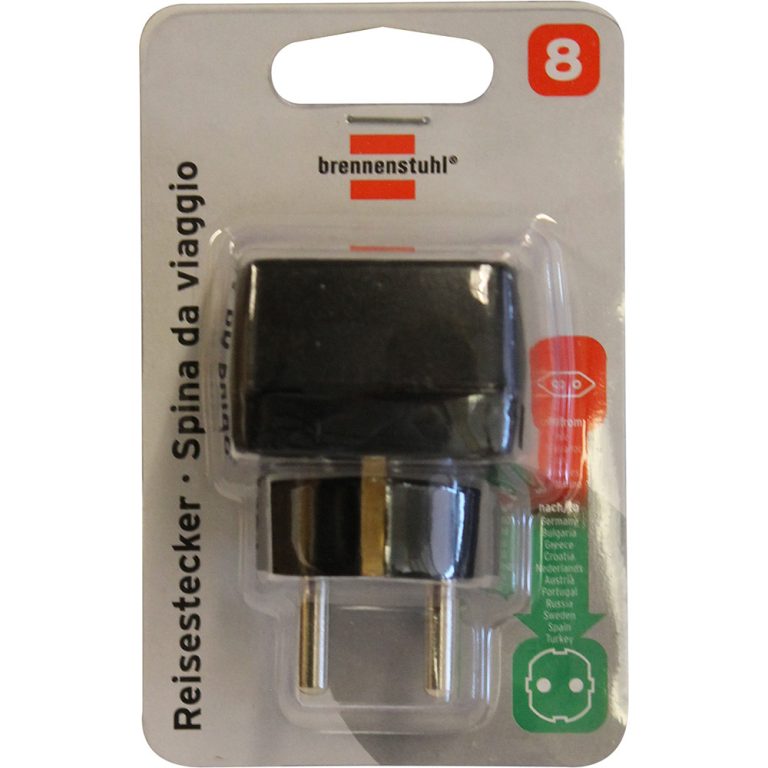 Brennenstuhl Italie Reisstekker Geaard IT>NL | Kopen bij Flickmyhouse