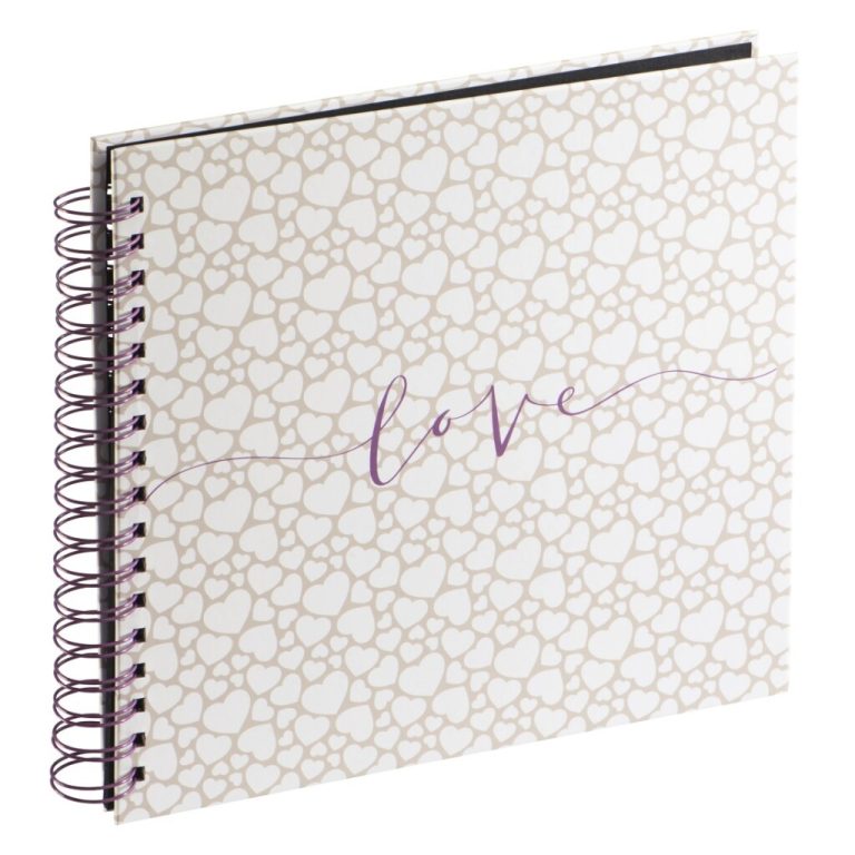 Hama Spiraalalbum Romance 28x24 Cm 40 Witte Pagina's | Kopen bij Flickmyhouse