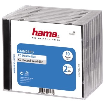 Hama CD Box 10 Pak 2CD Hoes Geseald | Kopen bij Flickmyhouse