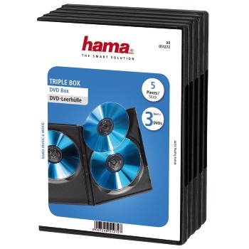 Hama DVD 3 Box 5 Pak Zwart | Kopen bij Flickmyhouse
