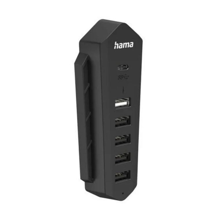 Hama 6in1 USB-hub voor PlayStation 5 Zwart | Kopen bij Flickmyhouse