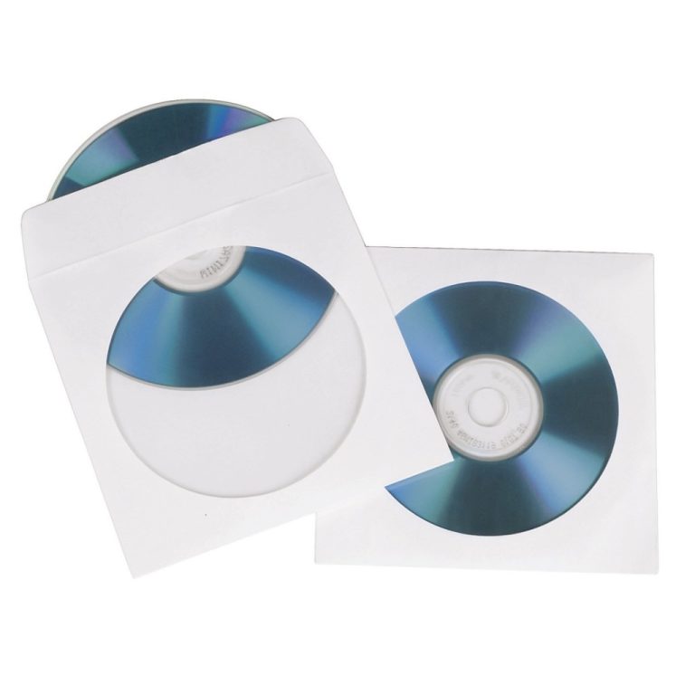 Hama CD/DVD Sleeves Papier Wit 50-pack | Kopen bij Flickmyhouse
