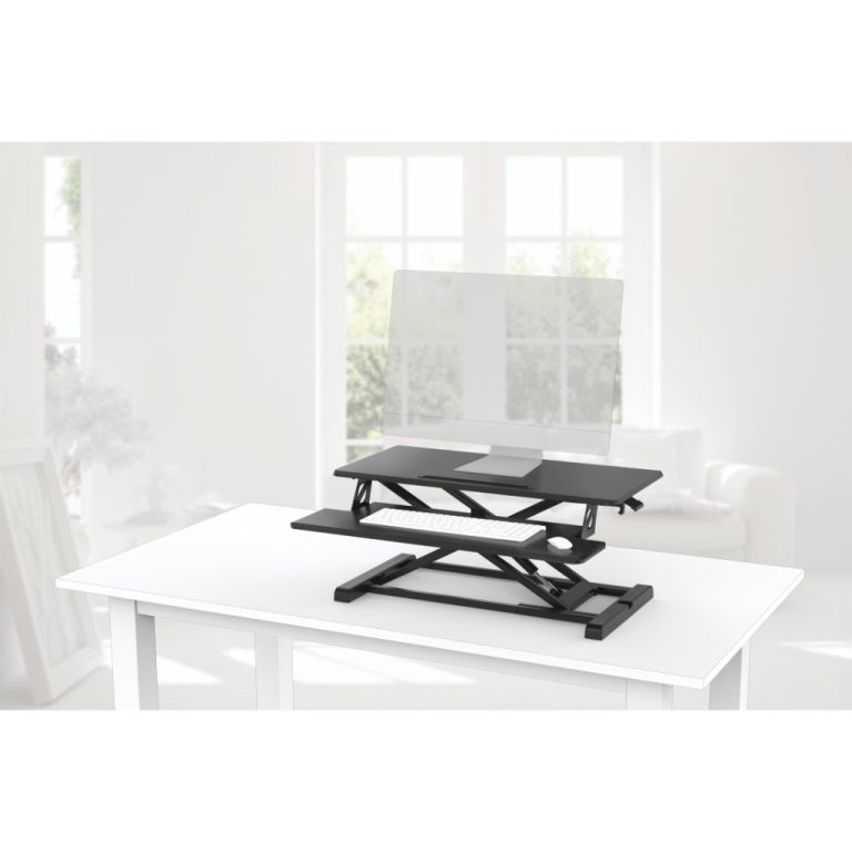 Hama In Hoogte Verstelbaar Bureauopzetstuk 80 X 40 Cm Zwart | Kopen bij Flickmyhouse
