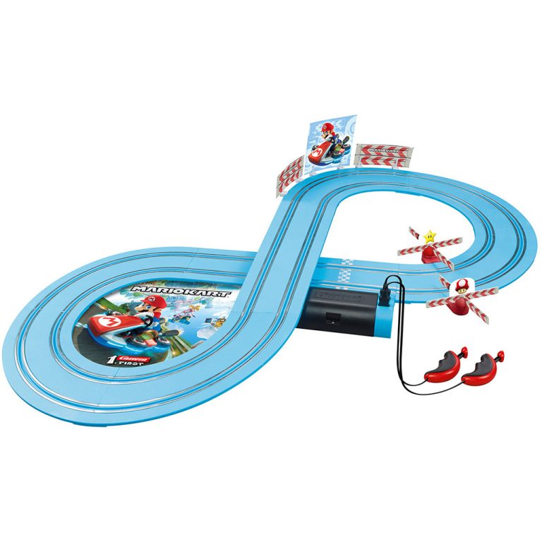 Carrera First Mariokart Racebaan + 2 Auto's en 2 Controllers 240 cm | Kopen bij Flickmyhouse