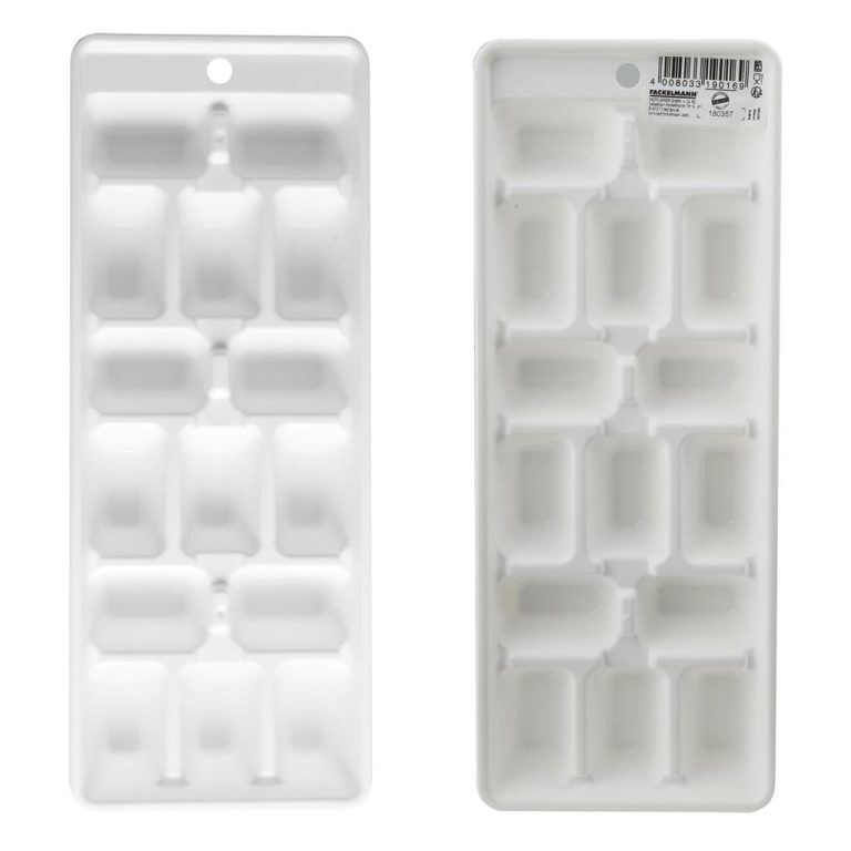 Fackelmann IJsblokjesvormer 24x9 cm Wit PP | Kopen bij Flickmyhouse