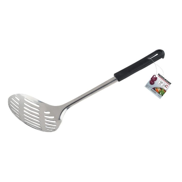 Fackelmann Food and More Opscheplepel 33 cm Zwart PP/RVS | Kopen bij Flickmyhouse