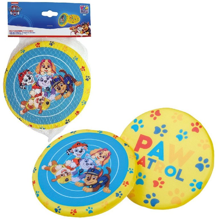 Paw Patrol Spons Frisbee 19 cm Geel/Blauw | Kopen bij Flickmyhouse