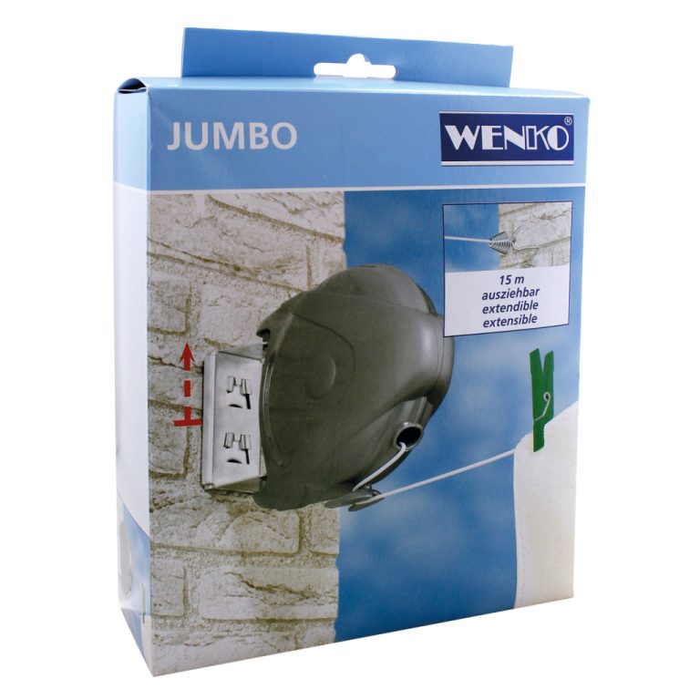 Wenko Jumbo Uittrekbare Waslijn 15M | Kopen bij Flickmyhouse