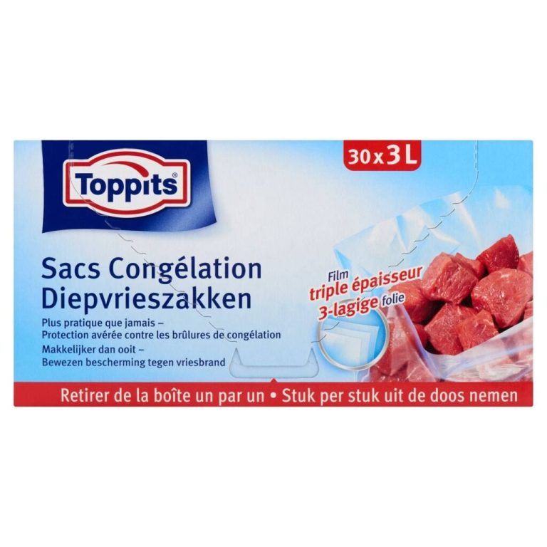 Toppits Diepvrieszakjes 3L 30 Stuks | Kopen bij Flickmyhouse