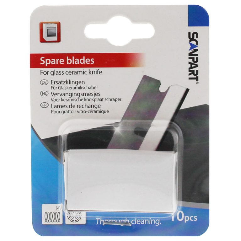 Scanpart Mesjes Radeermes Geel 10st. | Kopen bij Flickmyhouse