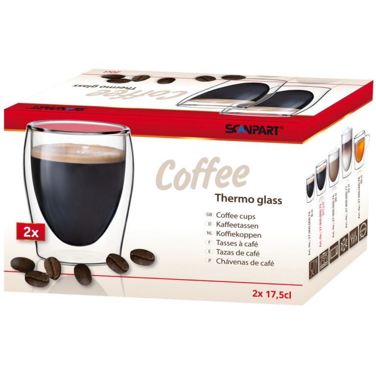 Scanpart Koffie Thermo Glazen 20cl 2 Stuks | Kopen bij Flickmyhouse