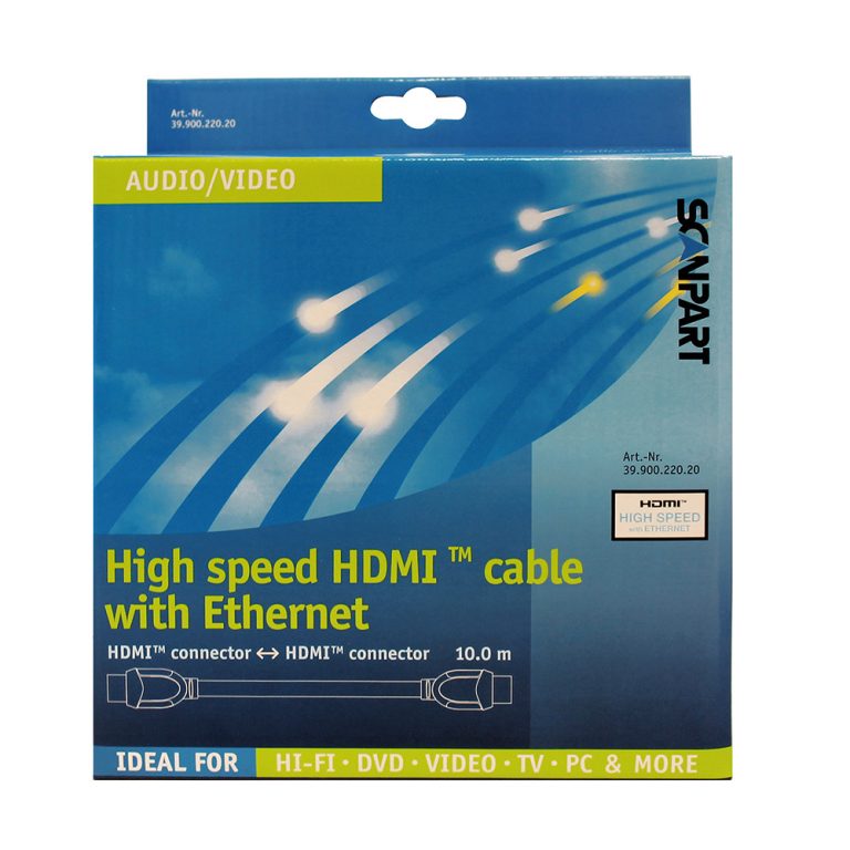 Scanpart Hdmi Kabel High Speed En Ethernet 10m | Kopen bij Flickmyhouse