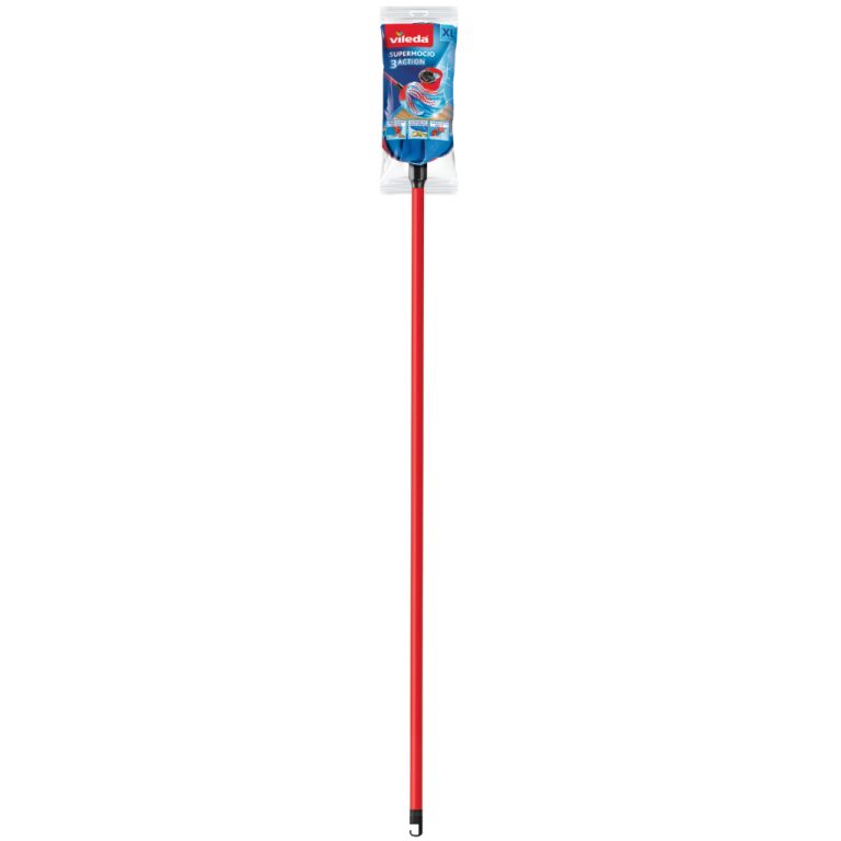 Vileda Supermocio 3Action Mop Rood/Blauw | Kopen bij Flickmyhouse