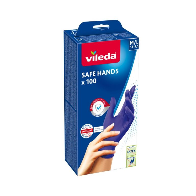 Vileda Handschoen Safe Hands 100 Stuks | Kopen bij Flickmyhouse