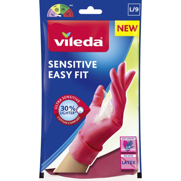Vileda Sensitive Easy Fit Huishoudhandschoenen L | Kopen bij Flickmyhouse