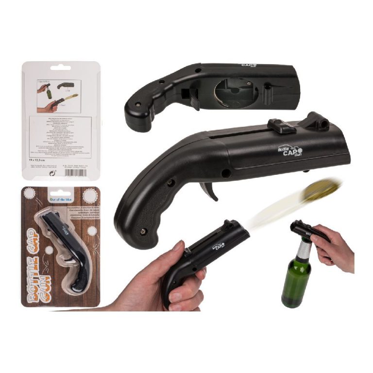 Bottle Cap Gun Zwart | Kopen bij Flickmyhouse