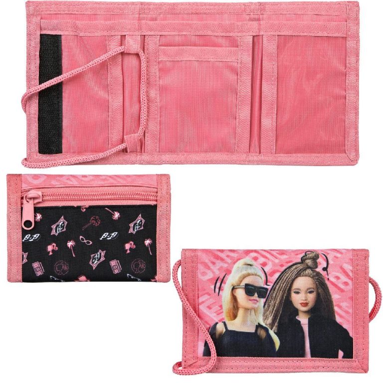 Barbie Portemonnee Zwart/Roze | Kopen bij Flickmyhouse