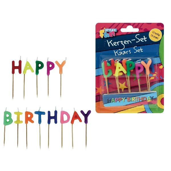 Happy Birthday Verjaardagskaarjes 13 stuks | Kopen bij Flickmyhouse