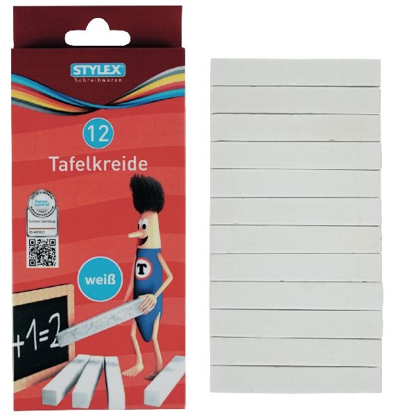 Stylex Bordkrijt Wit 10stuks | Kopen bij Flickmyhouse