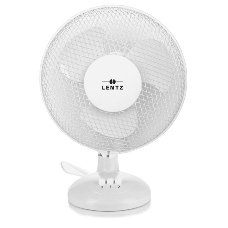 Lentz Tafelventilator 23 cm Wit | Kopen bij Flickmyhouse