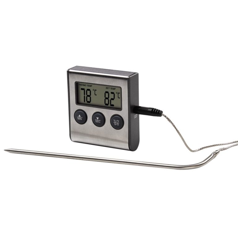 Xavax Digitale Vleesthermometer Met Timer Bedrade Sensor | Kopen bij Flickmyhouse