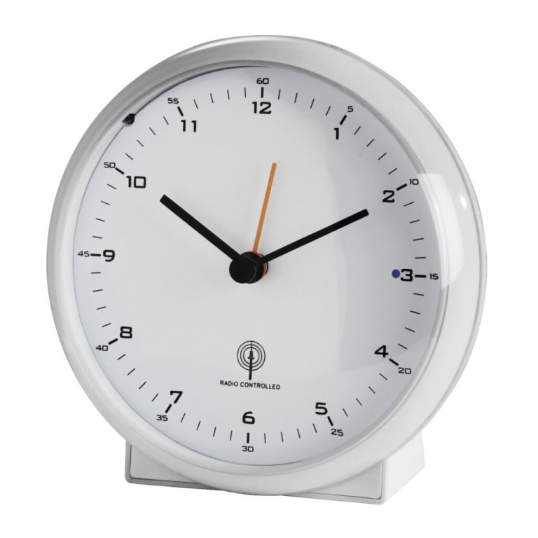 Hama Radiogestuurde Wekker Elegance Pro Geluidsarm Wit | Kopen bij Flickmyhouse