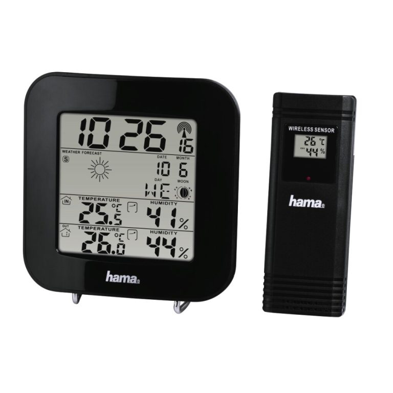 Hama Weerstation EWS-200 Zwart | Kopen bij Flickmyhouse