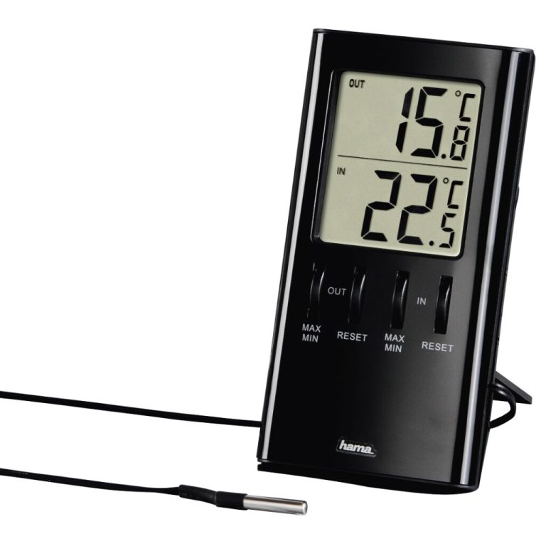 Hama Lcd-thermometer T-350 Zwart | Kopen bij Flickmyhouse